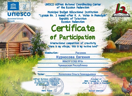 Сертификат участника Курносова Евгения номинация Рисунок page 0001